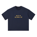 "Fathers Tab" Unisex Heavyweight Boxy T-Shirt