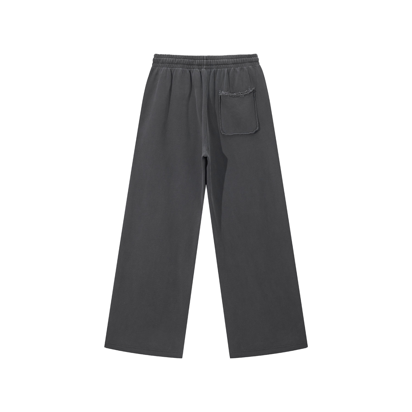 "Found" Snow Washed Raw Edge Sweatpants