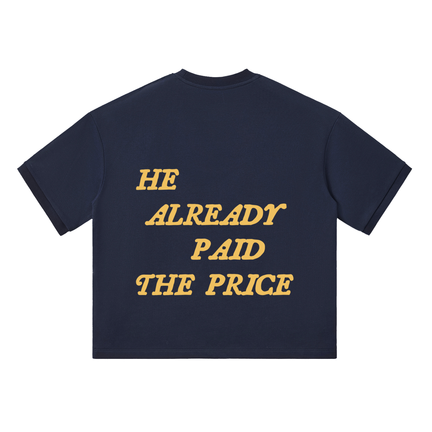 "Fathers Tab" Unisex Heavyweight Boxy T-Shirt